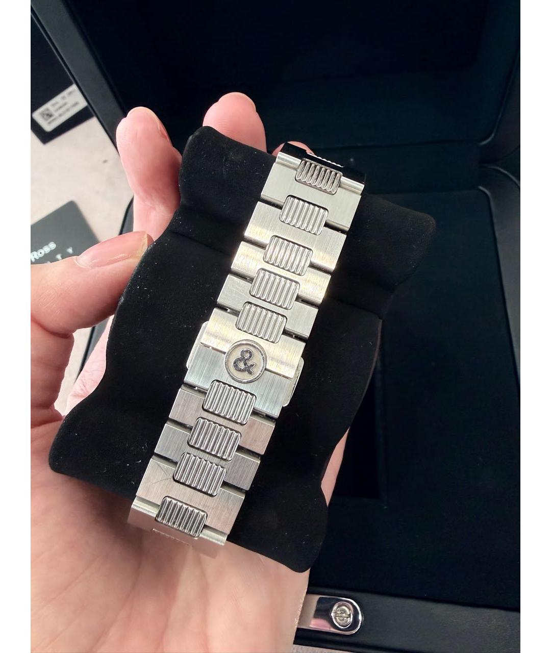 BELLEROSE Серебряные стальные часы, фото 4