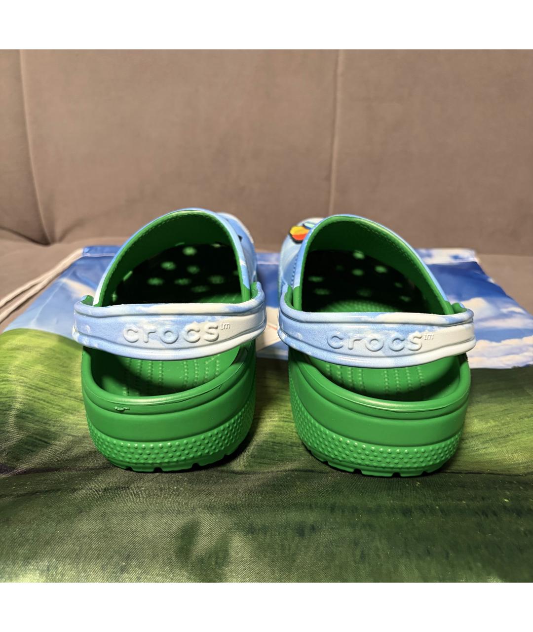 CROCS Голубые шлепанцы, фото 8