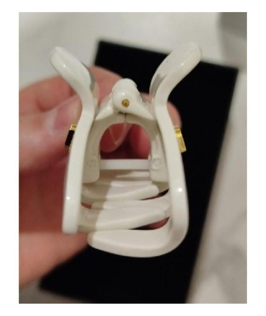 BALMAIN Белая заколка, фото 8