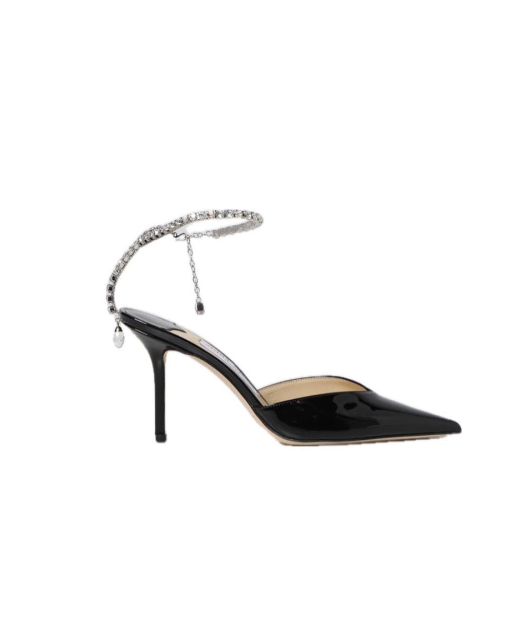 JIMMY CHOO Черные туфли из лакированной кожи, фото 1