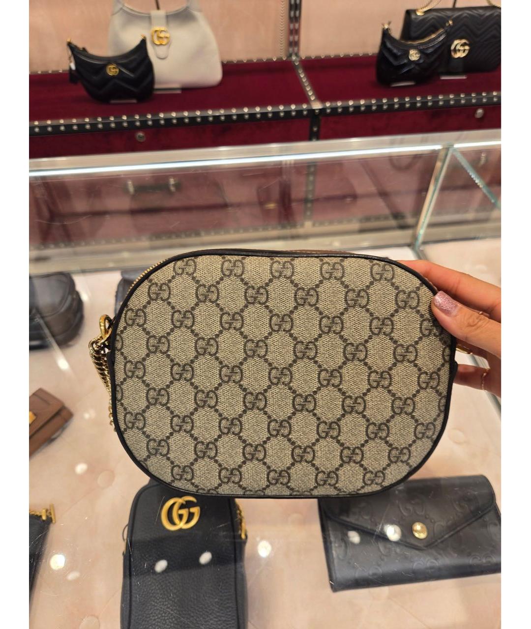 GUCCI Коричневая сумка через плечо, фото 5