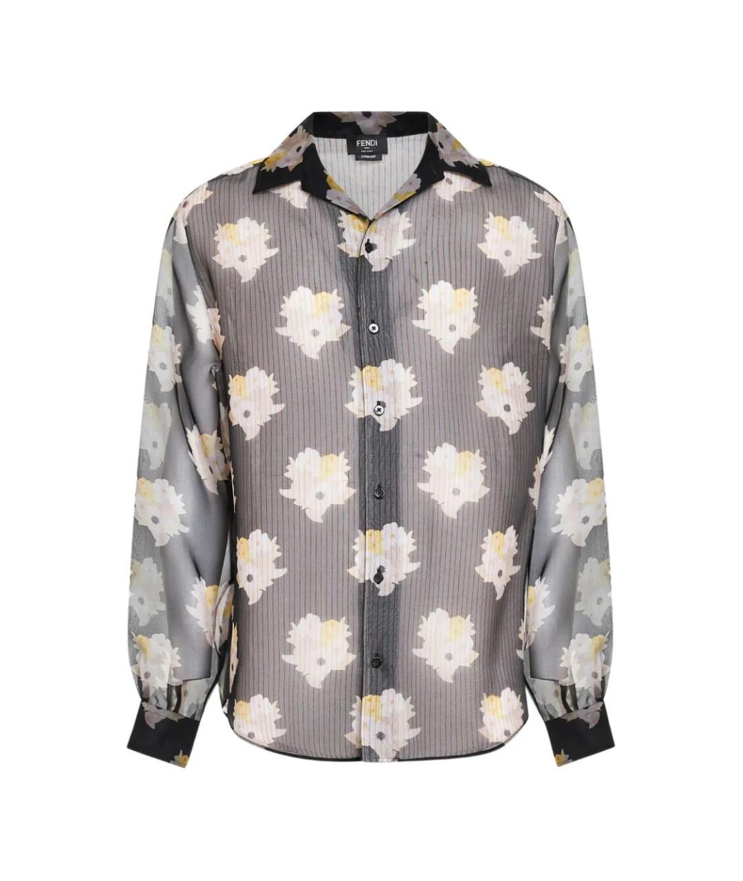FENDI Черная кэжуал рубашка, фото 1
