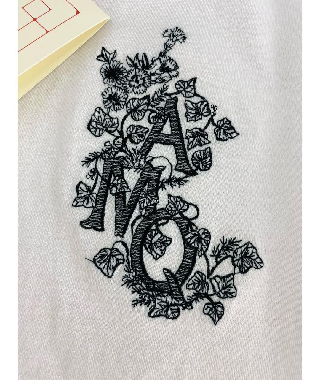 ALEXANDER MCQUEEN Белая хлопковая футболка, фото 4