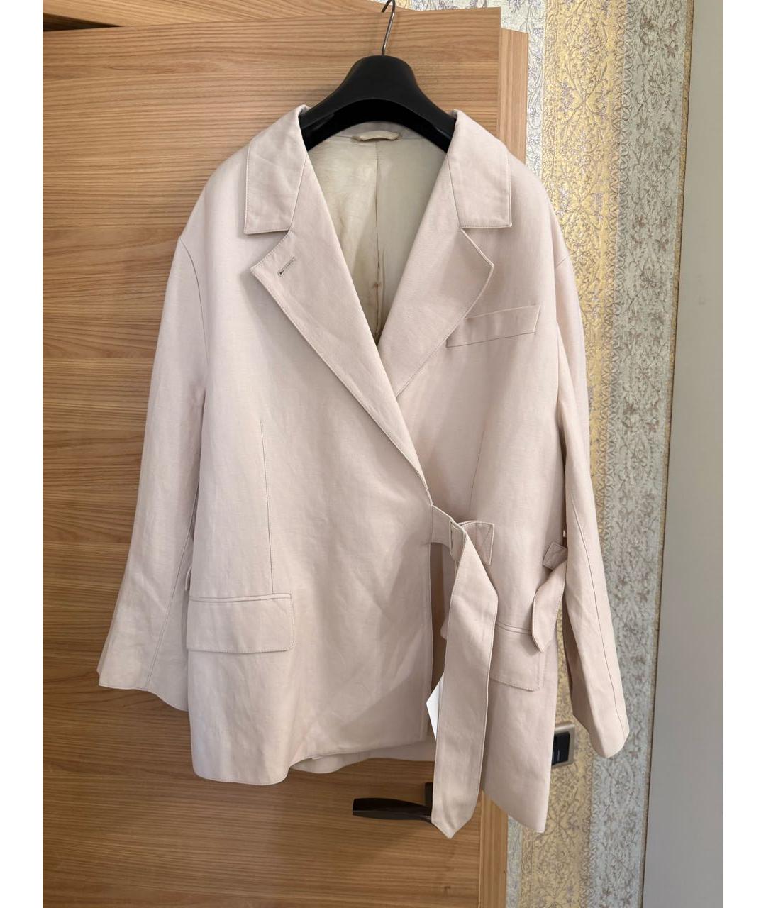 ACNE STUDIOS Розовый шерстяной жакет/пиджак, фото 2