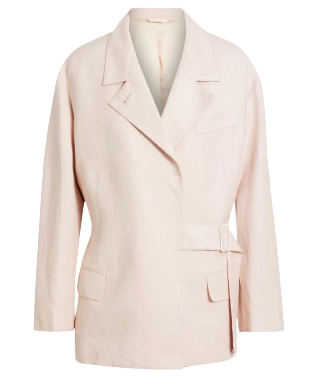 ACNE STUDIOS Розовый шерстяной жакет/пиджак, фото 1