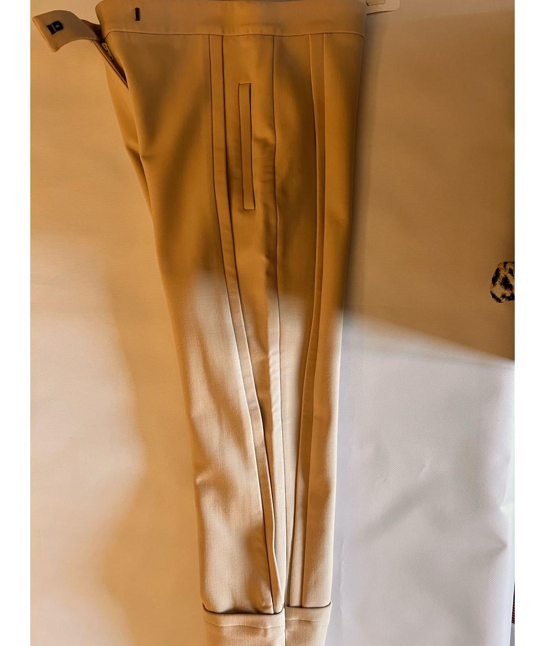 IRFE Бежевые вискозные брюки узкие, фото 5