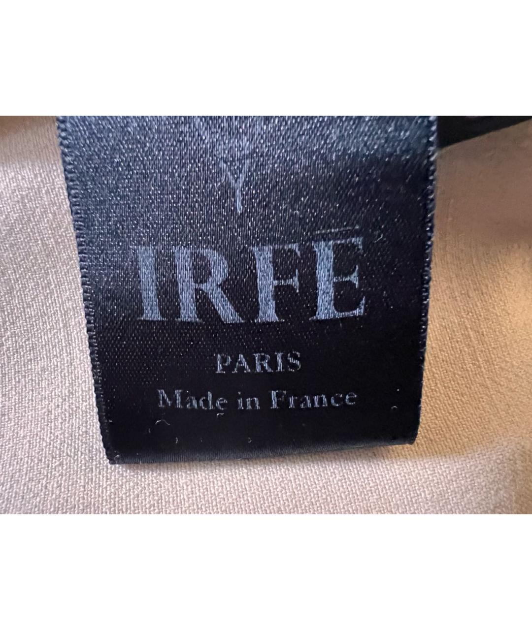 IRFE Бежевые вискозные брюки узкие, фото 7