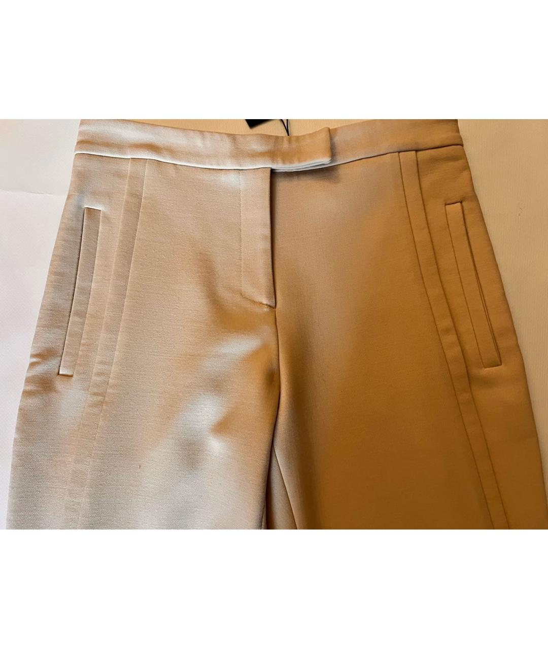 IRFE Бежевые вискозные брюки узкие, фото 4