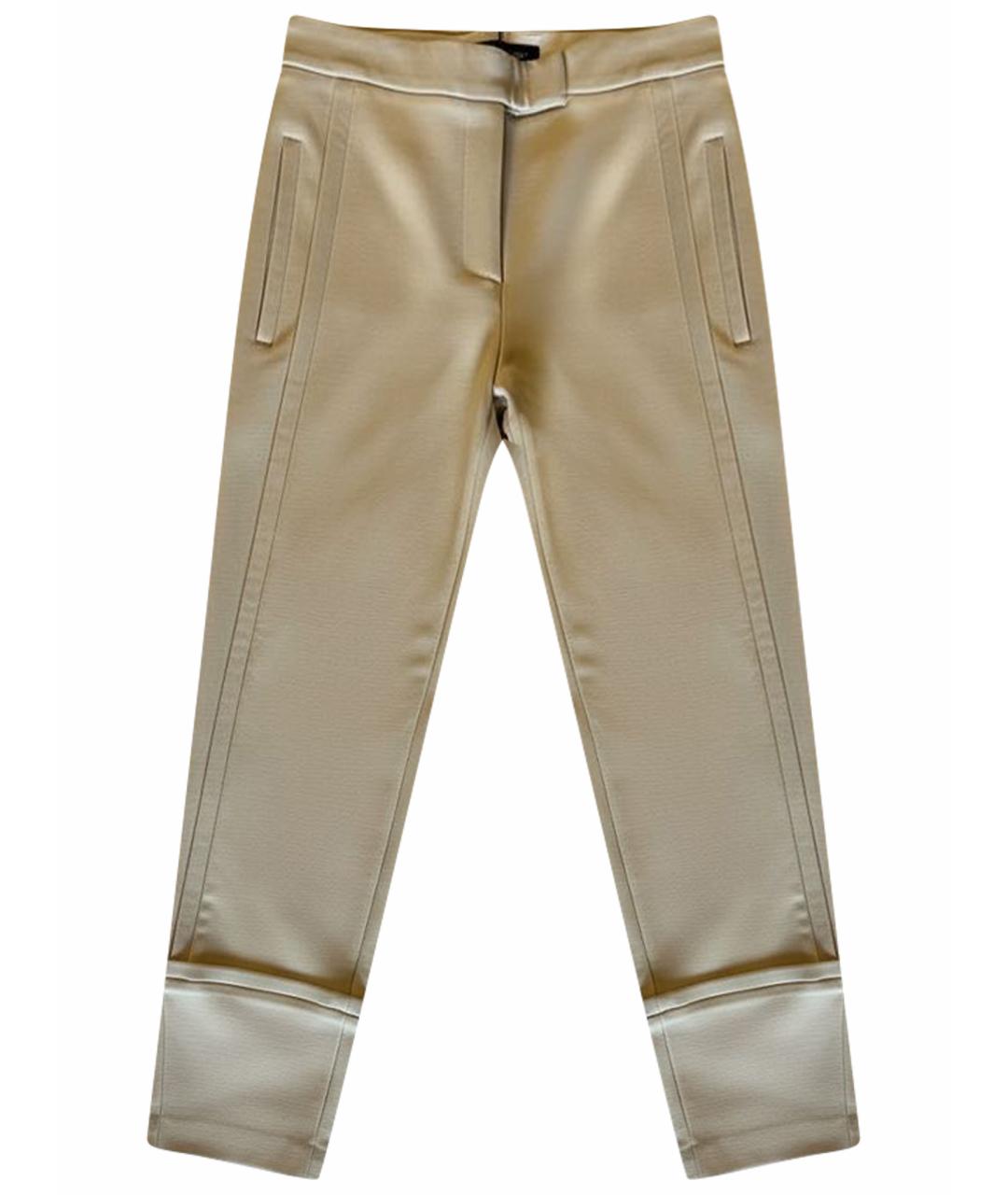 IRFE Бежевые вискозные брюки узкие, фото 1