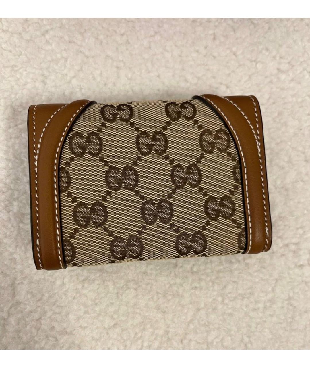 GUCCI Коричневый кардхолдер, фото 2