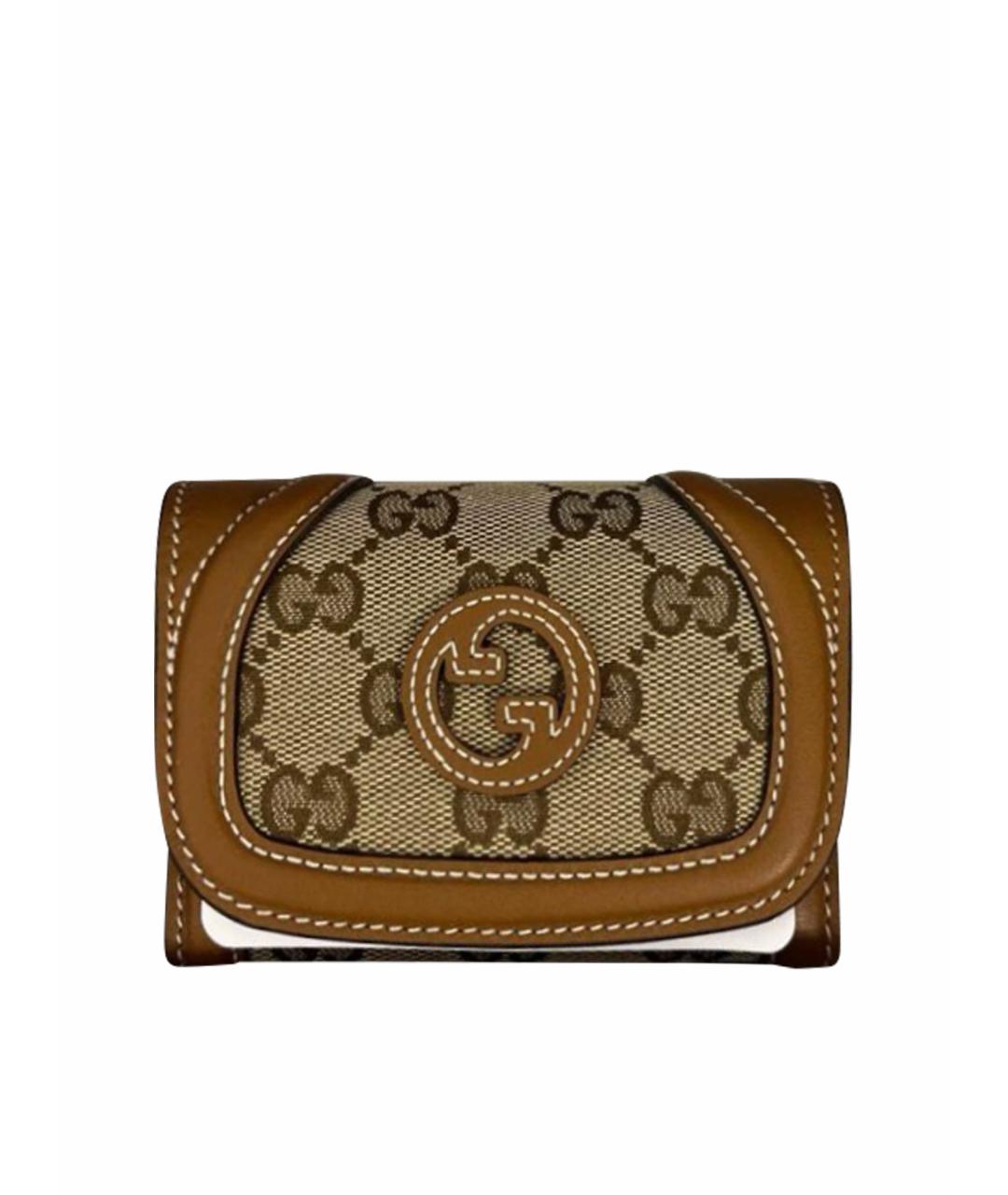 GUCCI Коричневый кардхолдер, фото 1