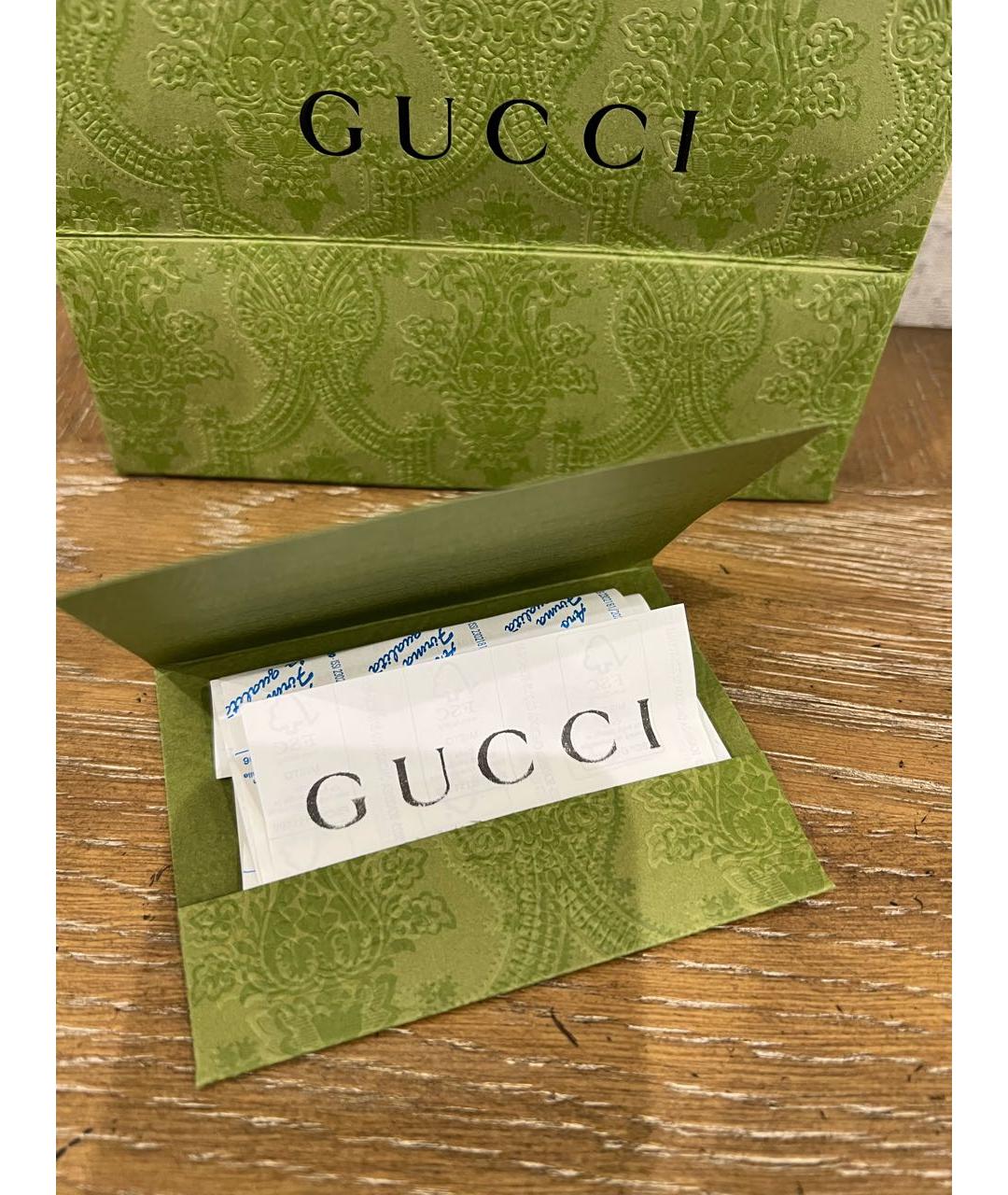 GUCCI Коричневый кардхолдер, фото 4