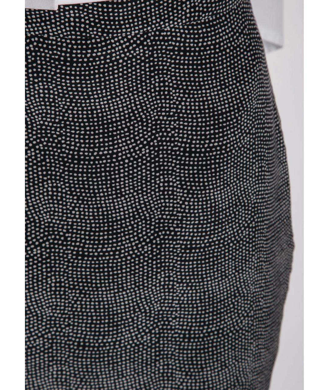 PAUL SMITH Антрацитовая шелковая юбка миди, фото 5