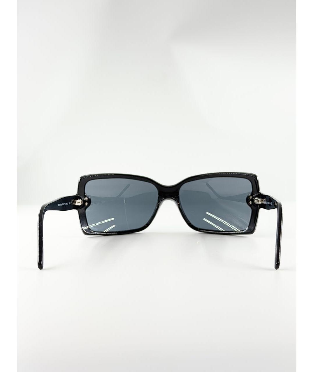 CHANEL Черные пластиковые солнцезащитные очки, фото 4