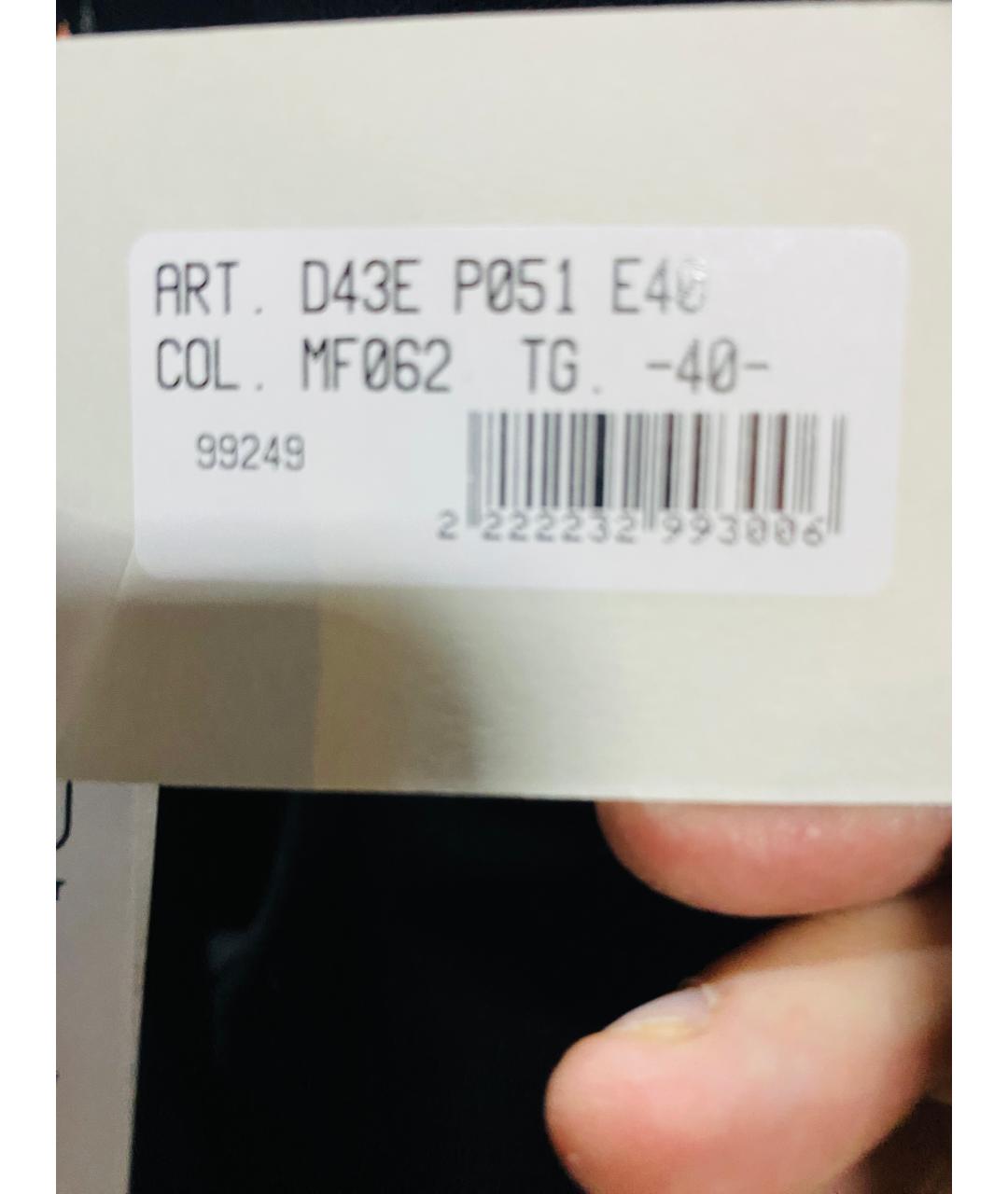 ERMANNO FIRENZE Черные вискозные леггинсы и велосипедки, фото 5