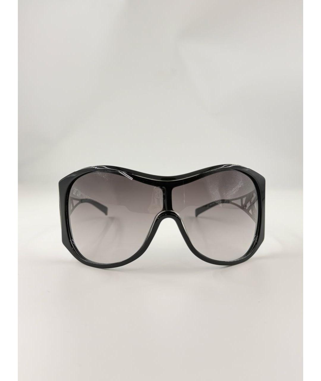 SAINT LAURENT Черные металлические солнцезащитные очки, фото 2