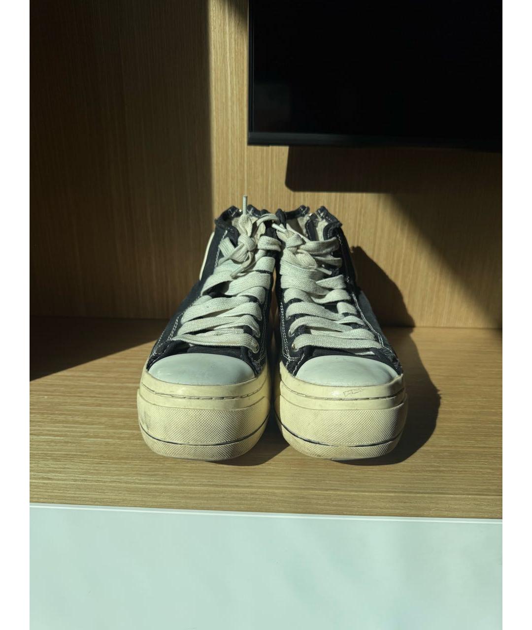 R13 Черные текстильные кеды, фото 2