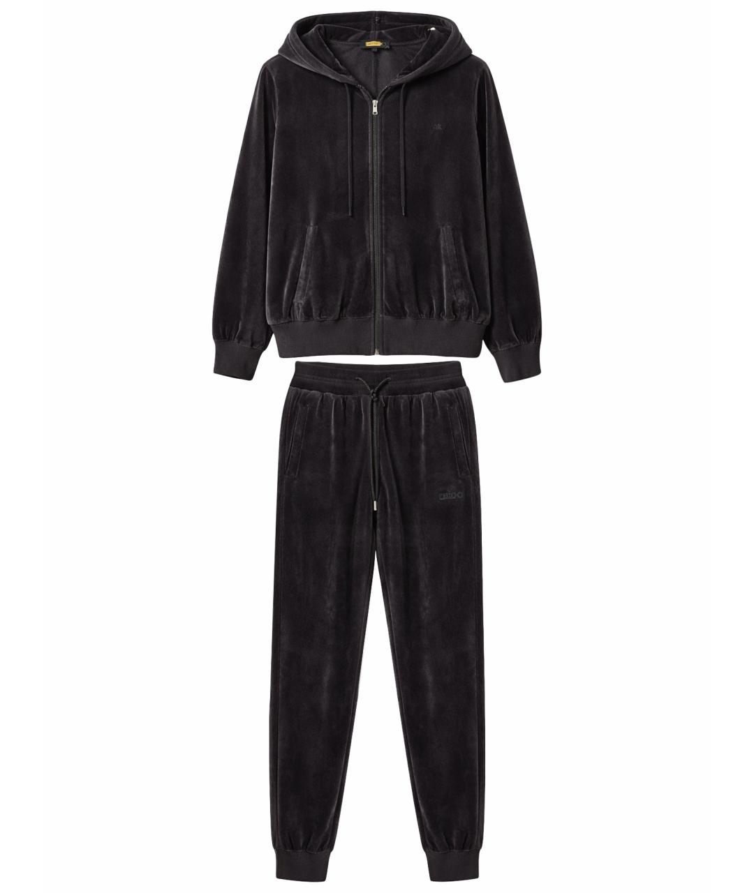 ZILLI Антрацитовый хлопко-эластановый спортивные костюмы, фото 1