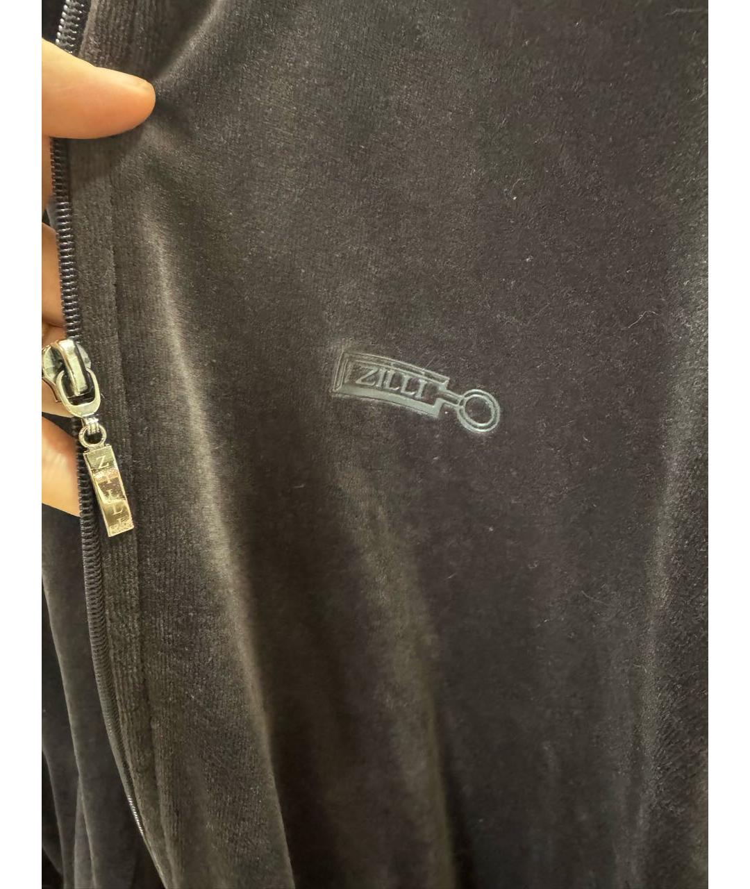 ZILLI Антрацитовый хлопко-эластановый спортивные костюмы, фото 3