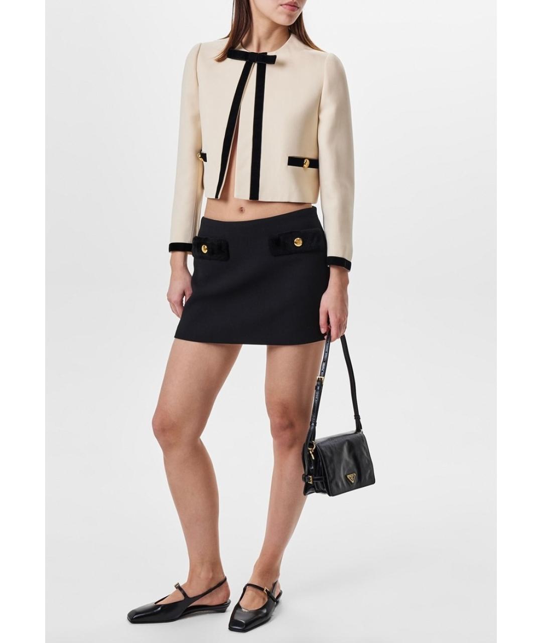 PRADA Черные кожаные босоножки, фото 5