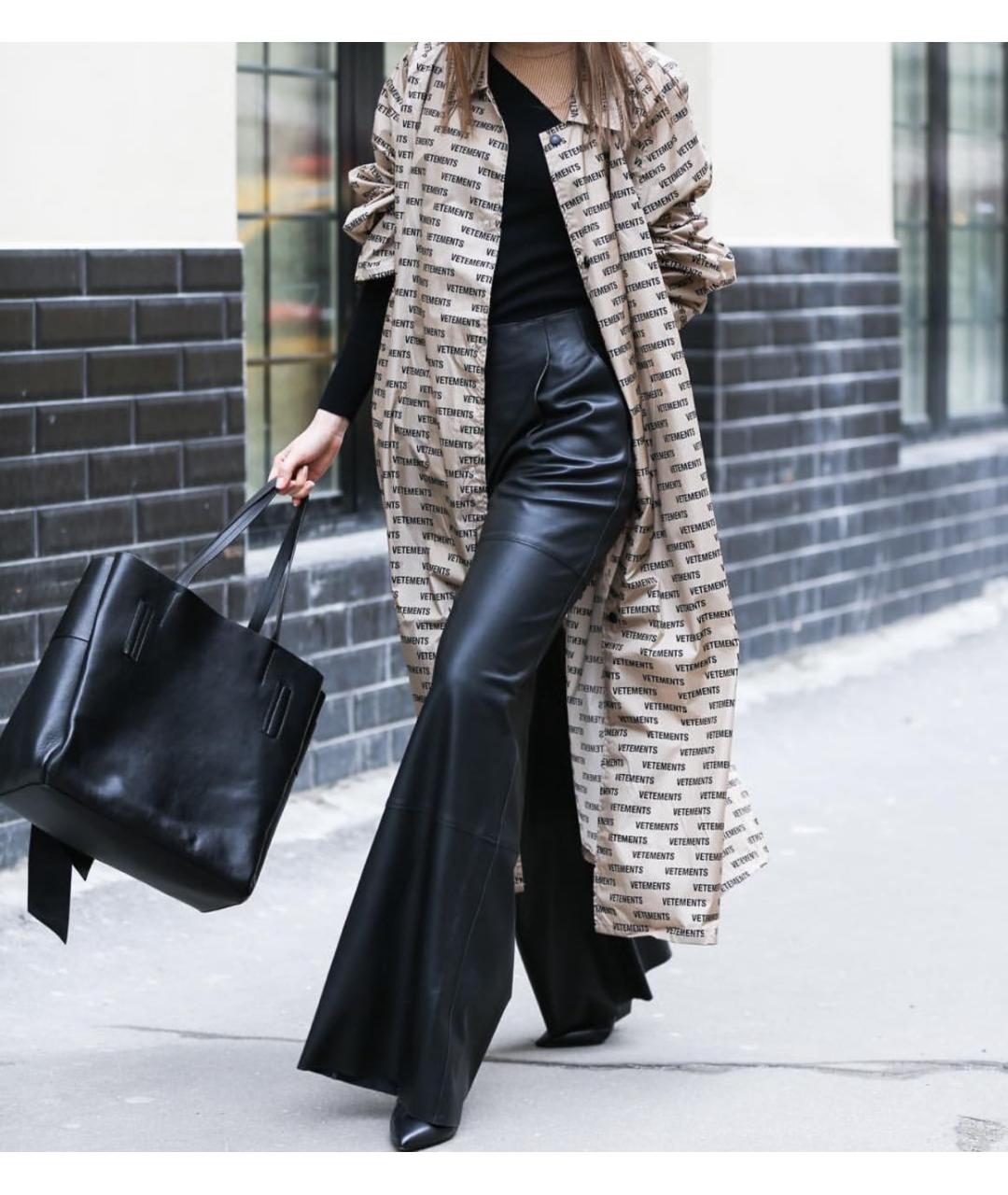 VETEMENTS Бежевый полиэстеровый тренч/плащ, фото 6