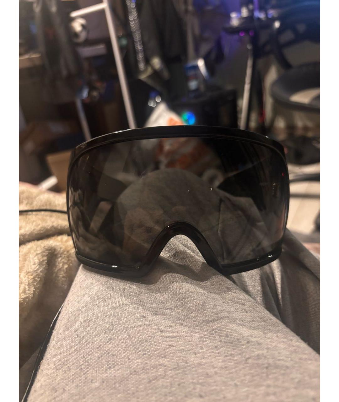 RICK OWENS Черные пластиковые солнцезащитные очки, фото 7