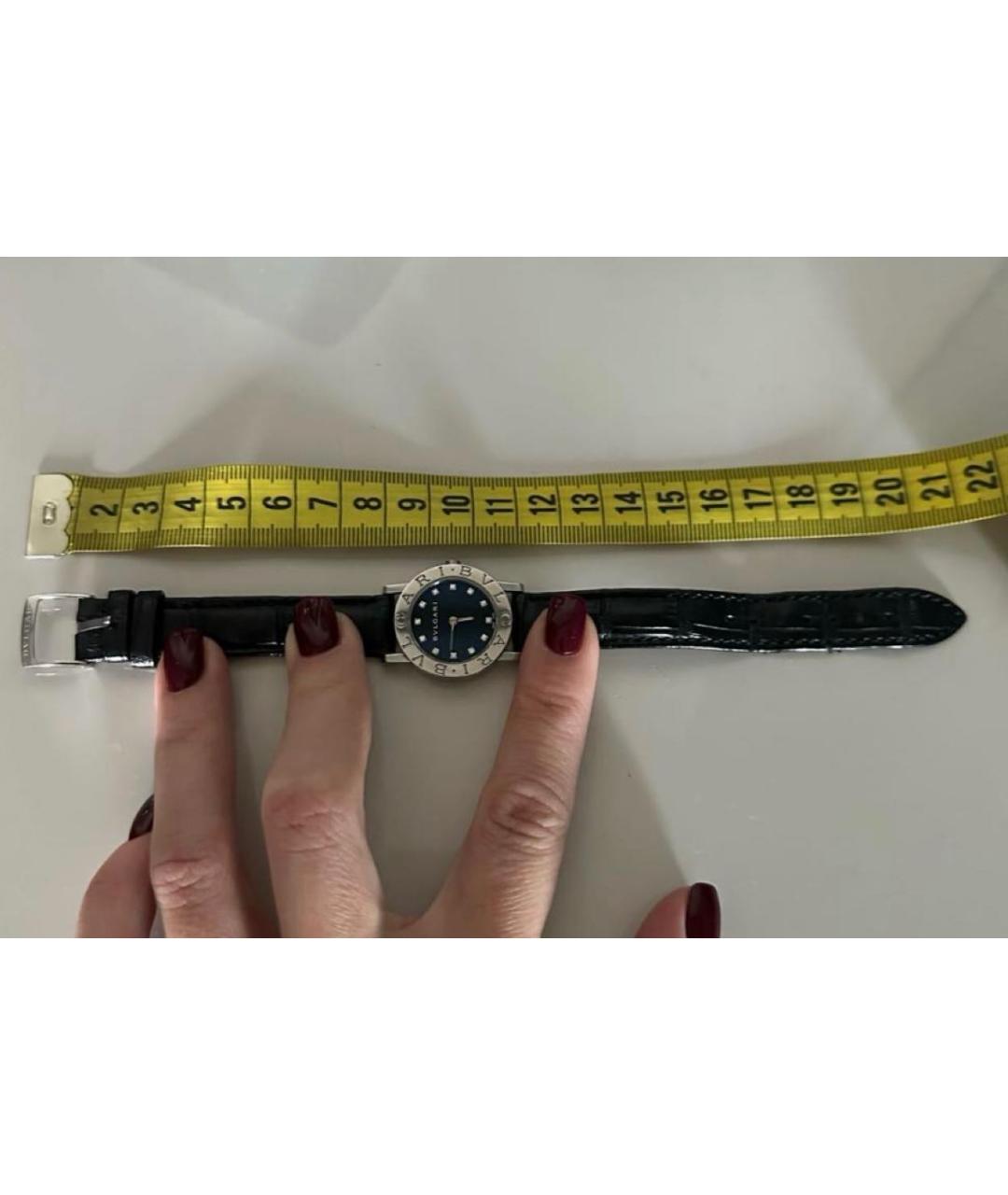 BVLGARI Черные часы, фото 5