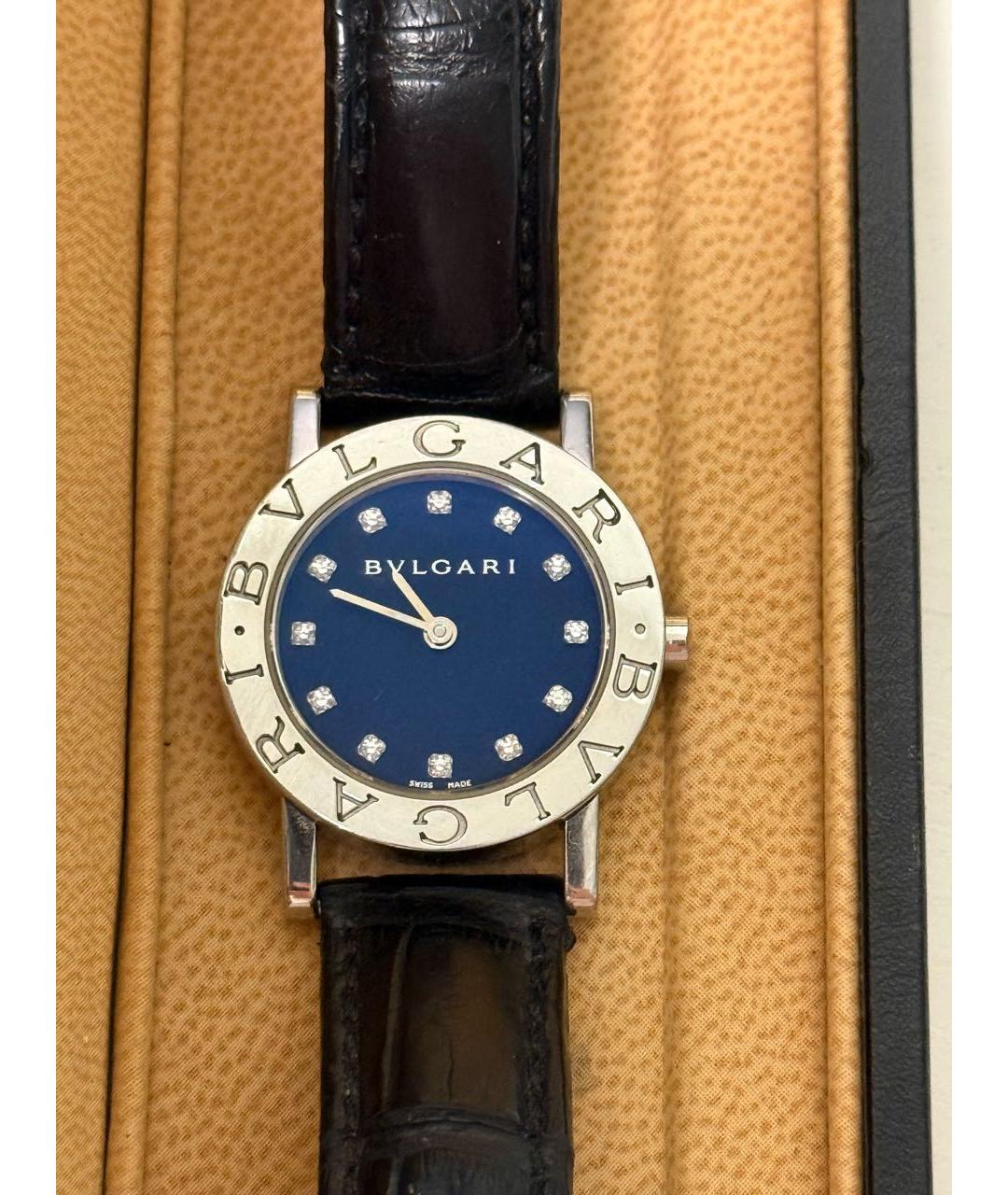 BVLGARI Черные часы, фото 6
