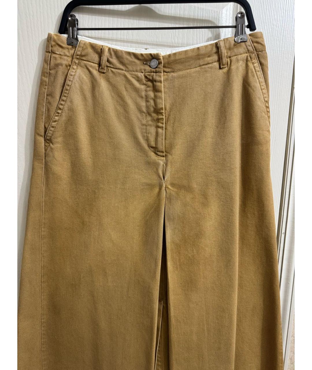 DRIES VAN NOTEN Бежевая деним юбка макси, фото 2