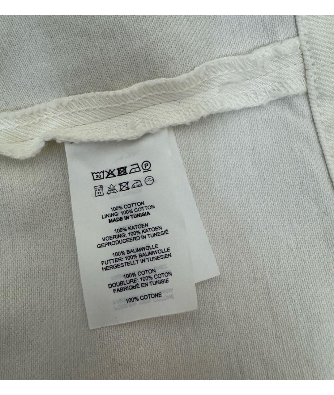 DRIES VAN NOTEN Бежевая деним юбка макси, фото 6