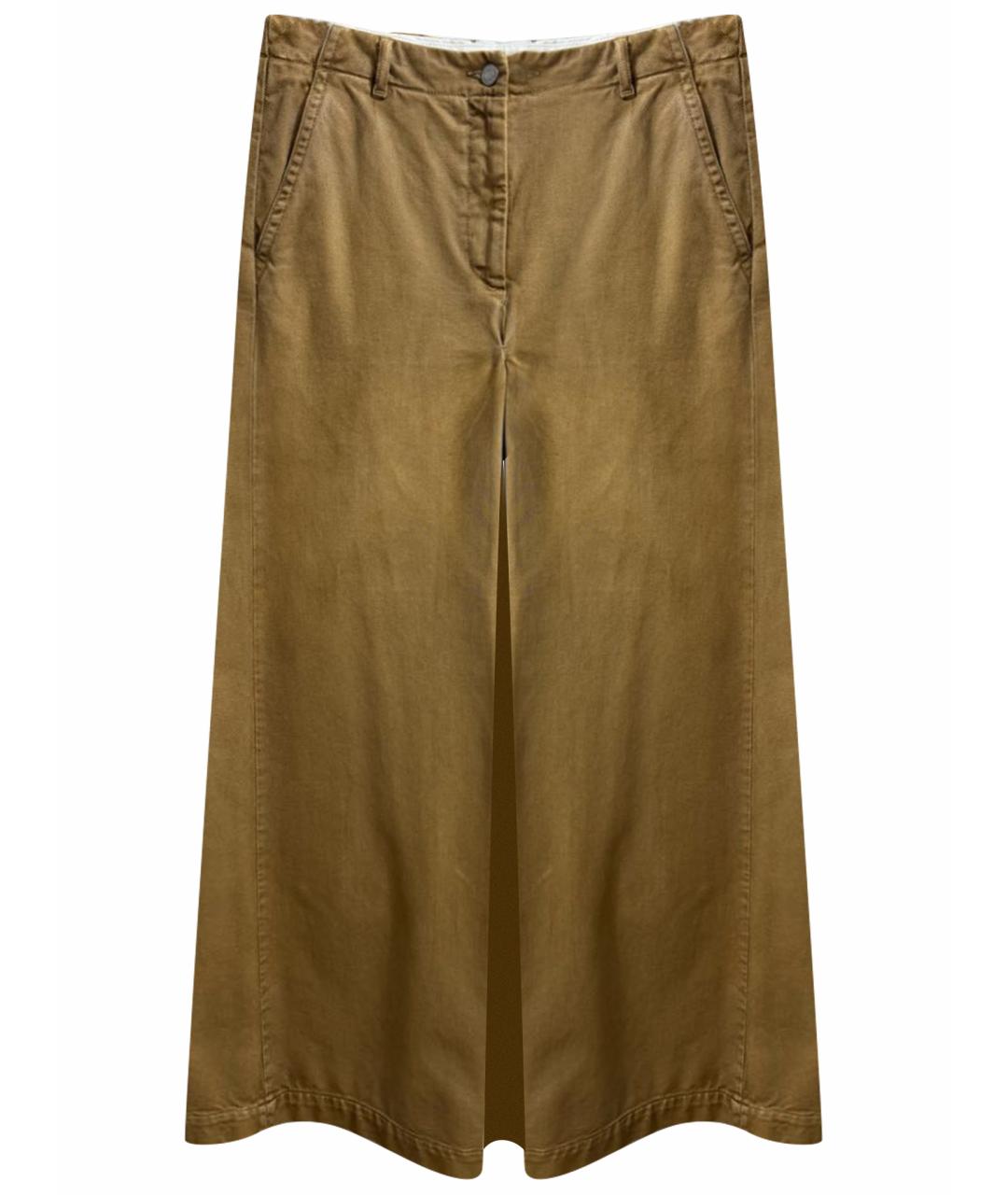 DRIES VAN NOTEN Бежевая деним юбка макси, фото 1