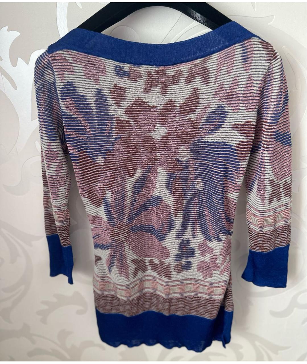 MISSONI Синий джемпер / свитер, фото 2