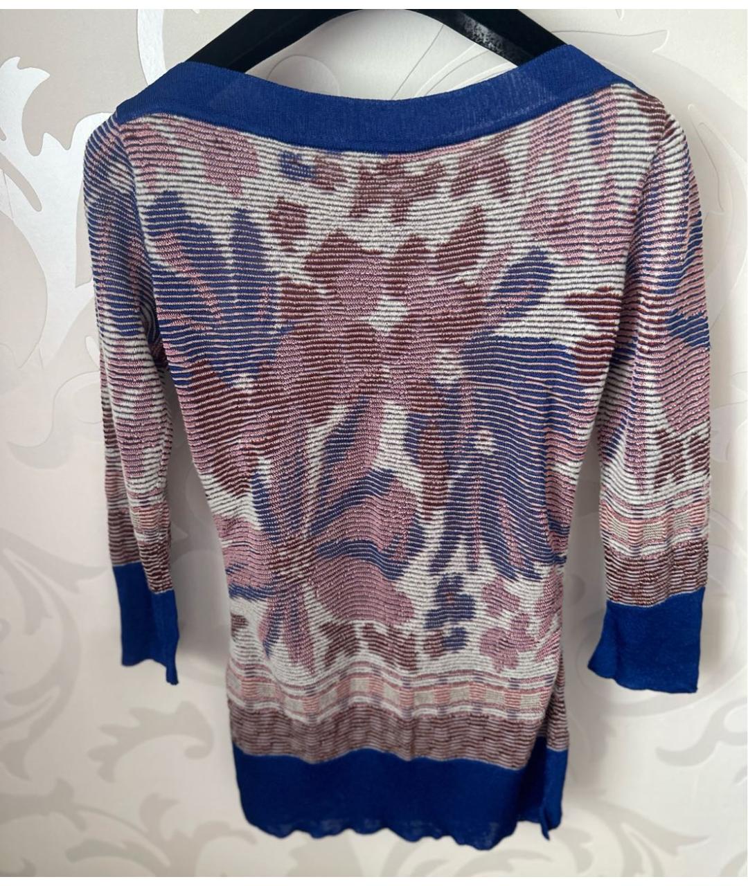 MISSONI Синий джемпер / свитер, фото 6