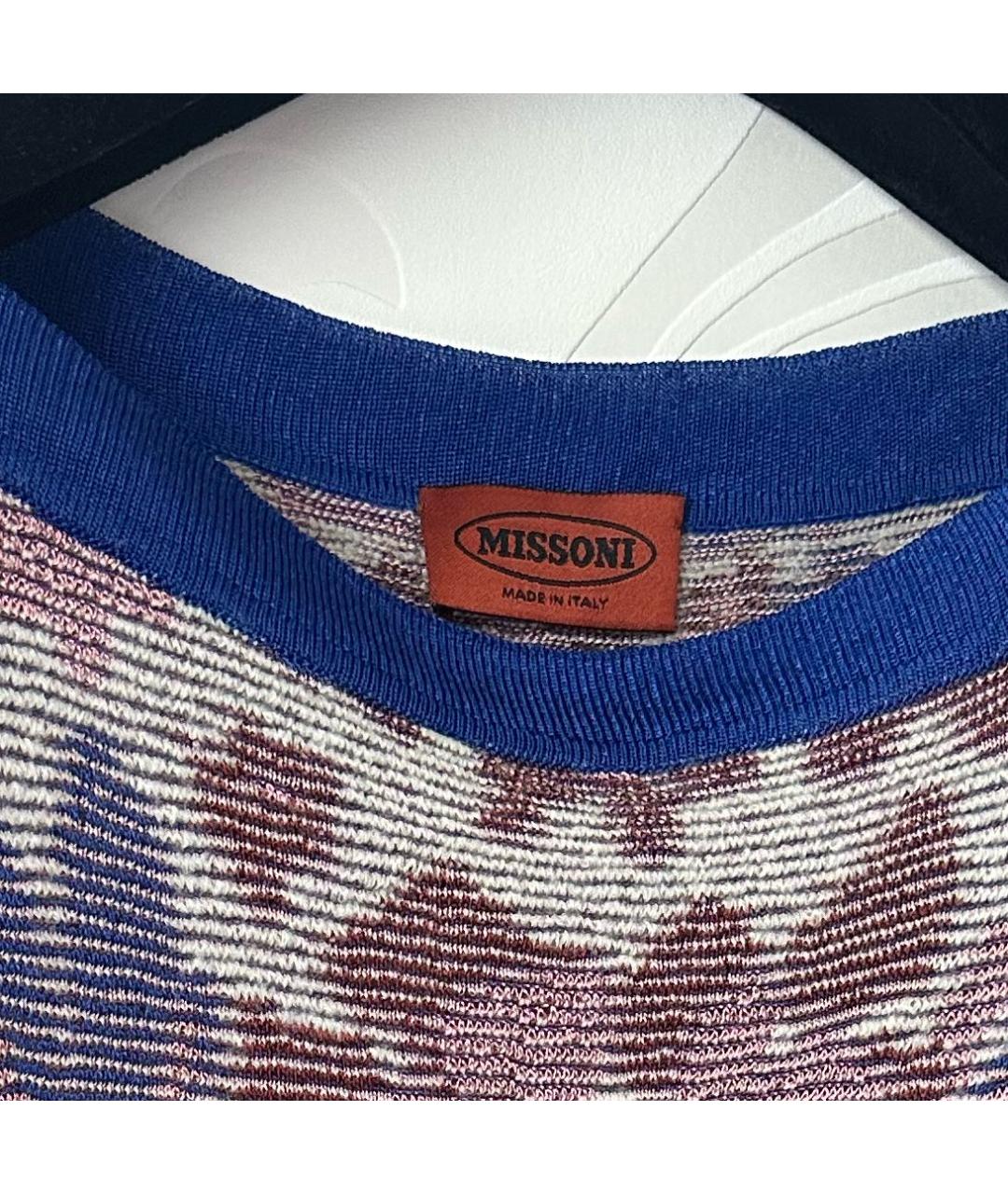 MISSONI Синий джемпер / свитер, фото 3