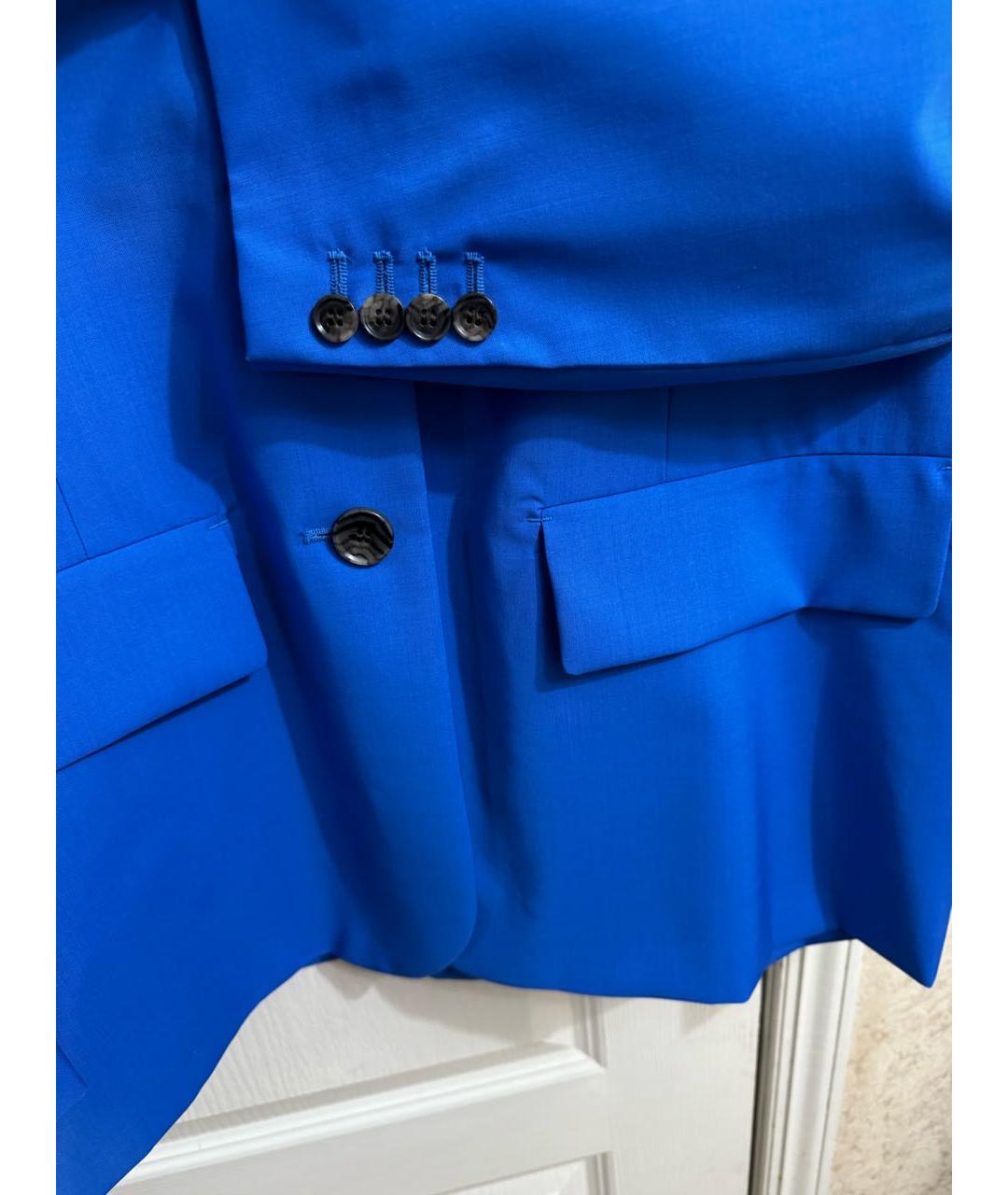 COS Синий шерстяной жакет/пиджак, фото 3