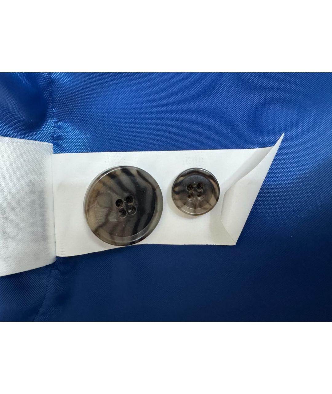 COS Синий шерстяной жакет/пиджак, фото 6