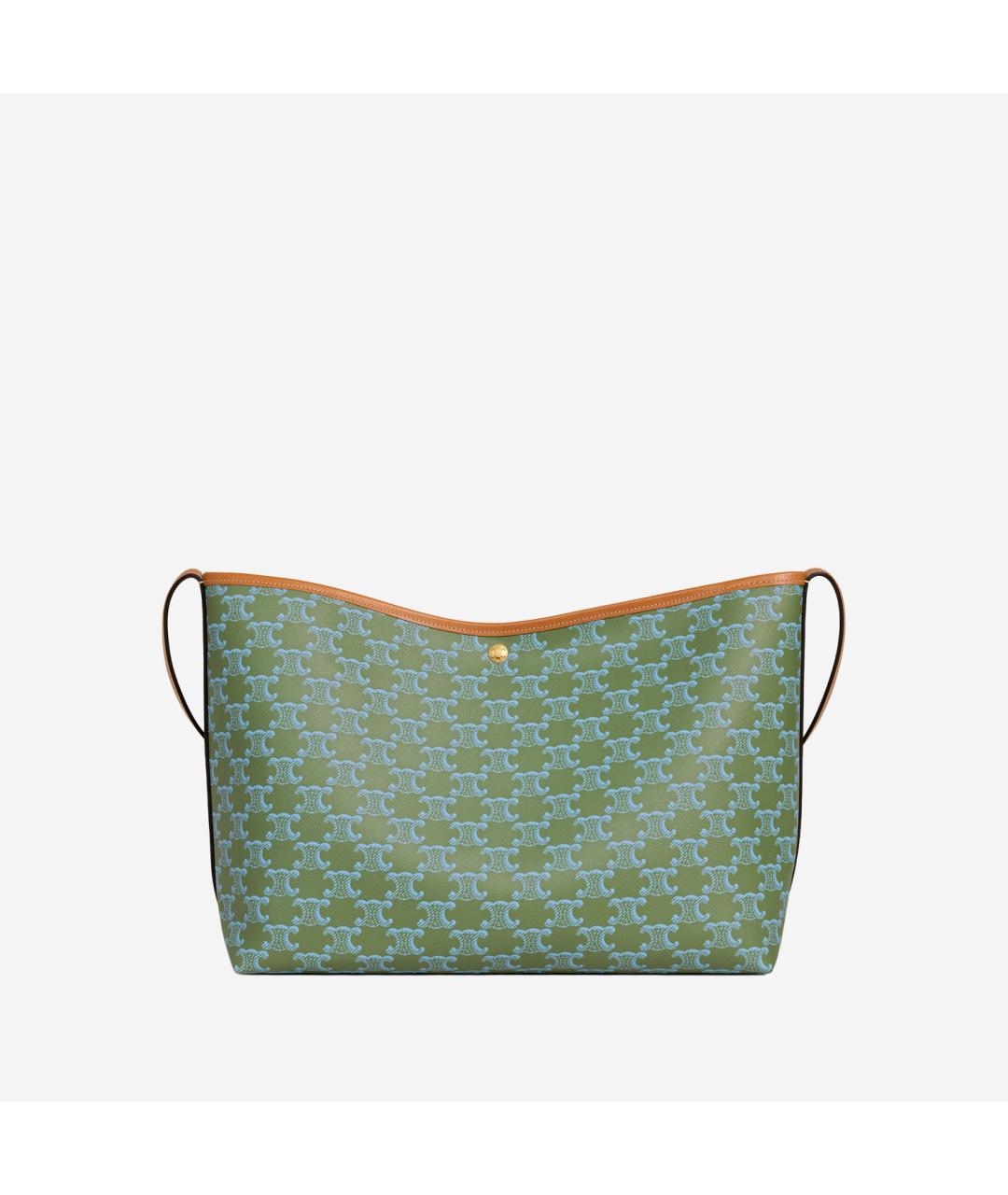 CELINE Хаки сумка через плечо, фото 3