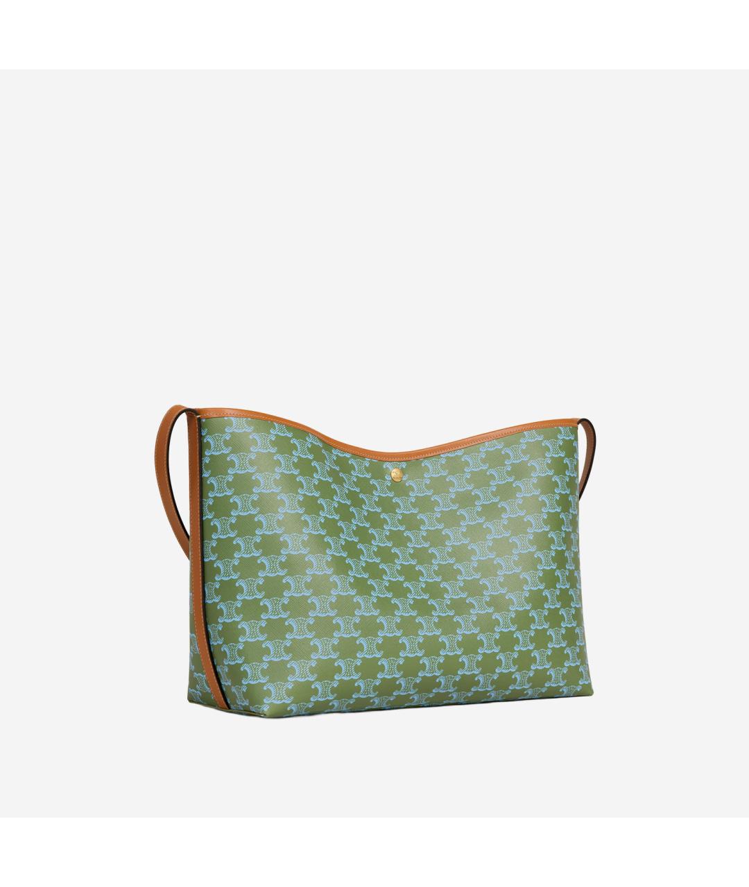 CELINE Хаки сумка через плечо, фото 2