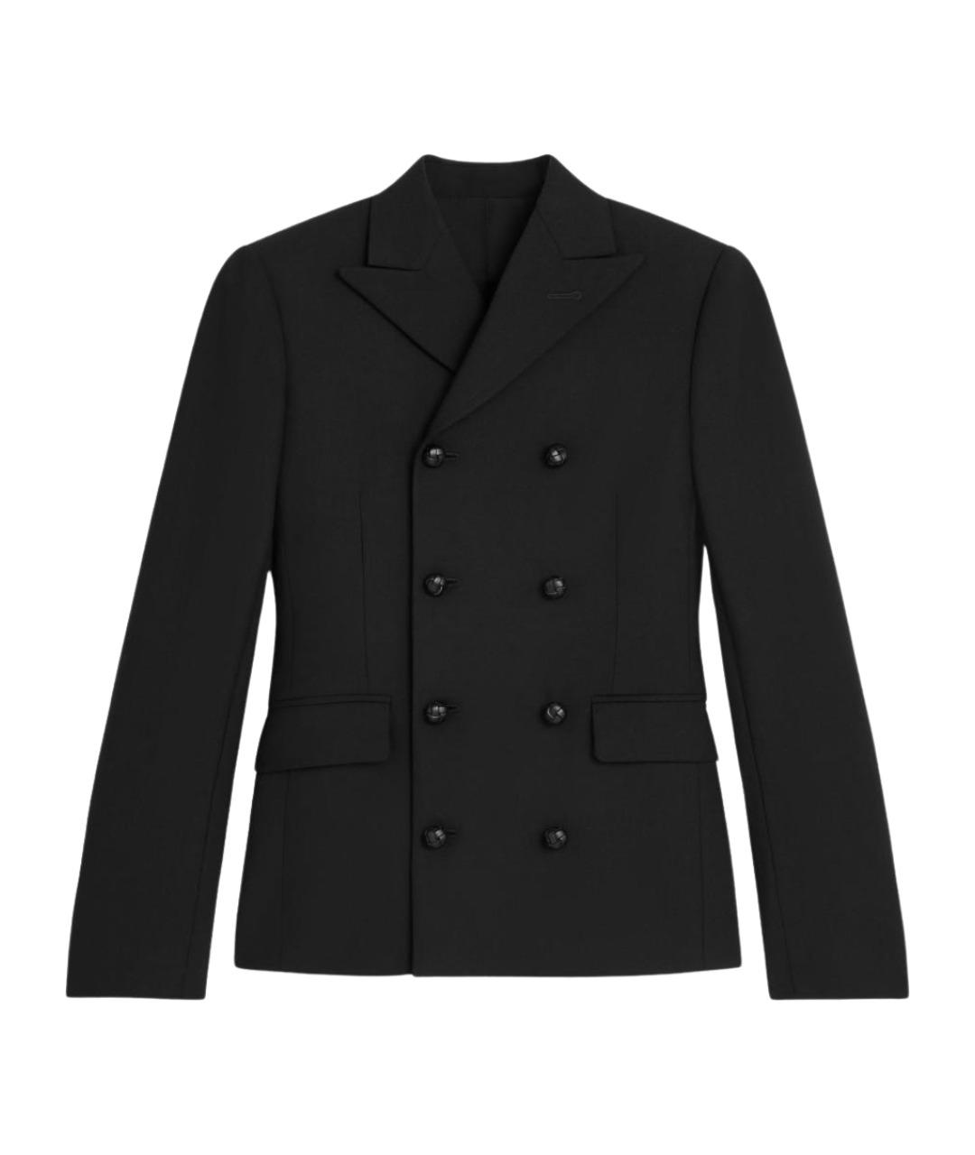 CELINE Черный полиэстеровый жакет/пиджак, фото 1