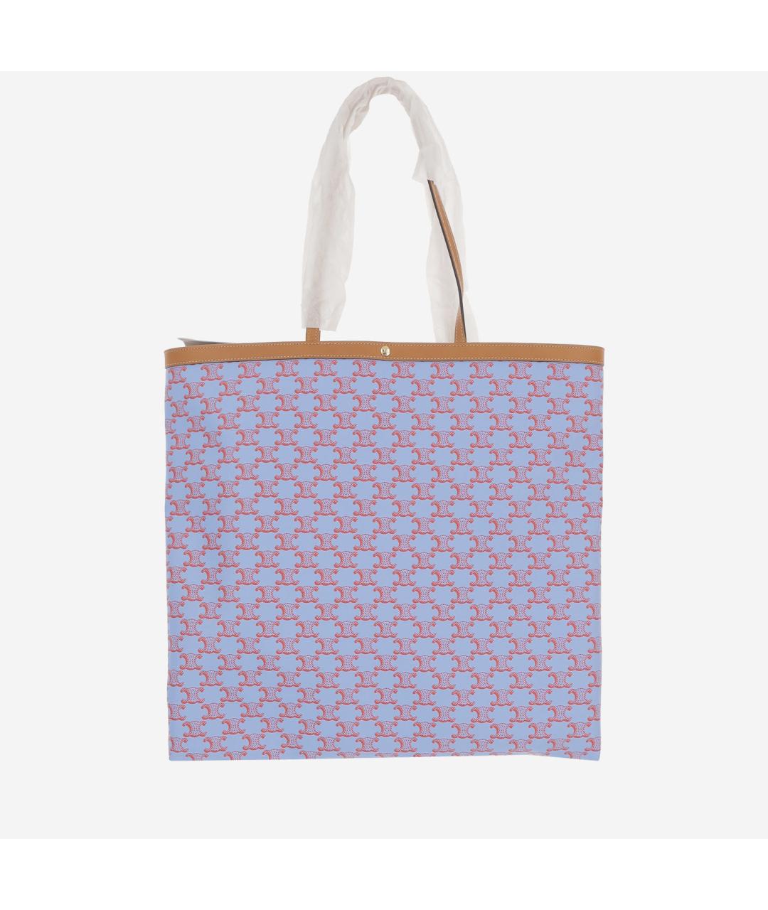 CELINE Синяя сумка тоут, фото 2