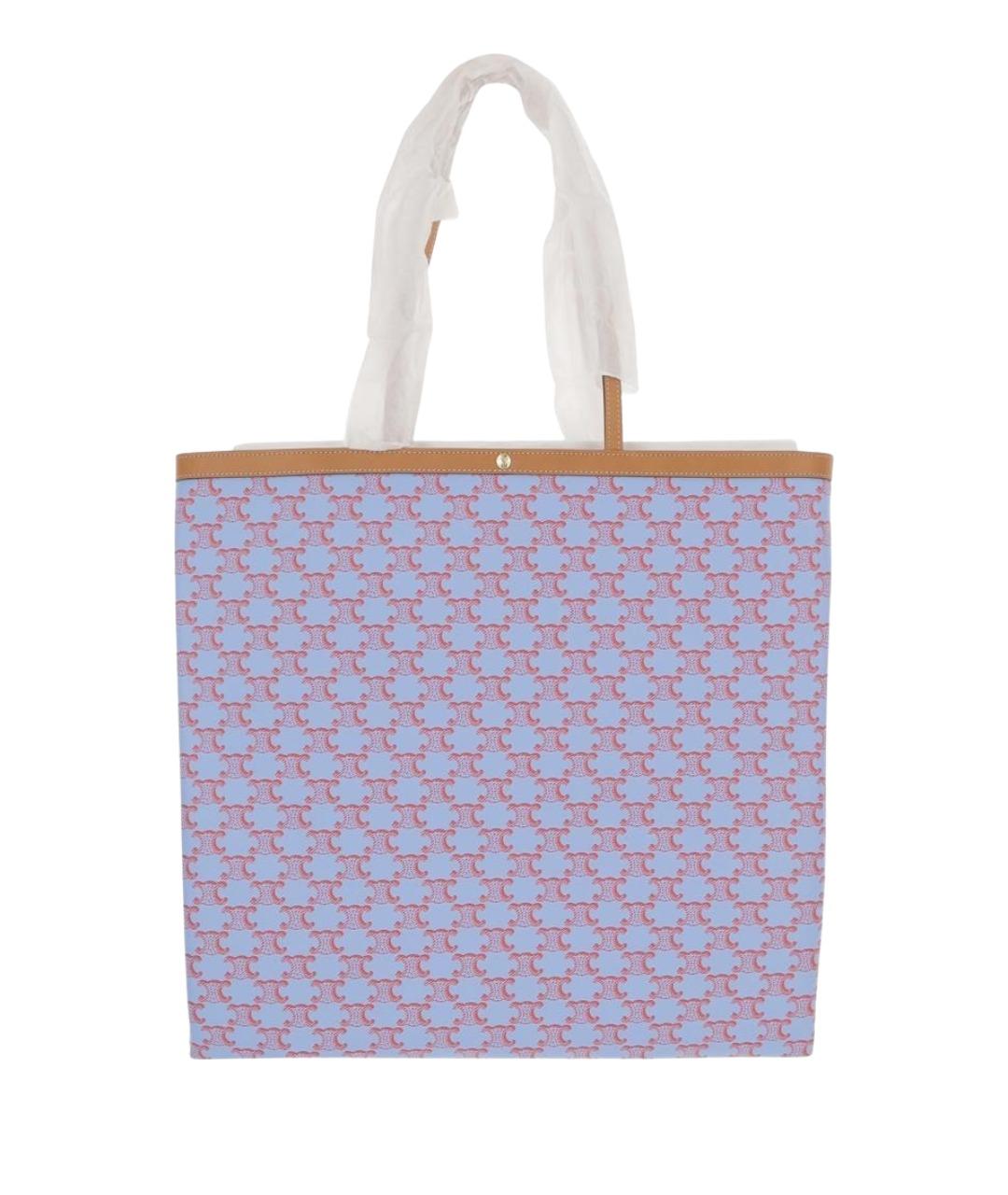 CELINE Синяя сумка тоут, фото 1