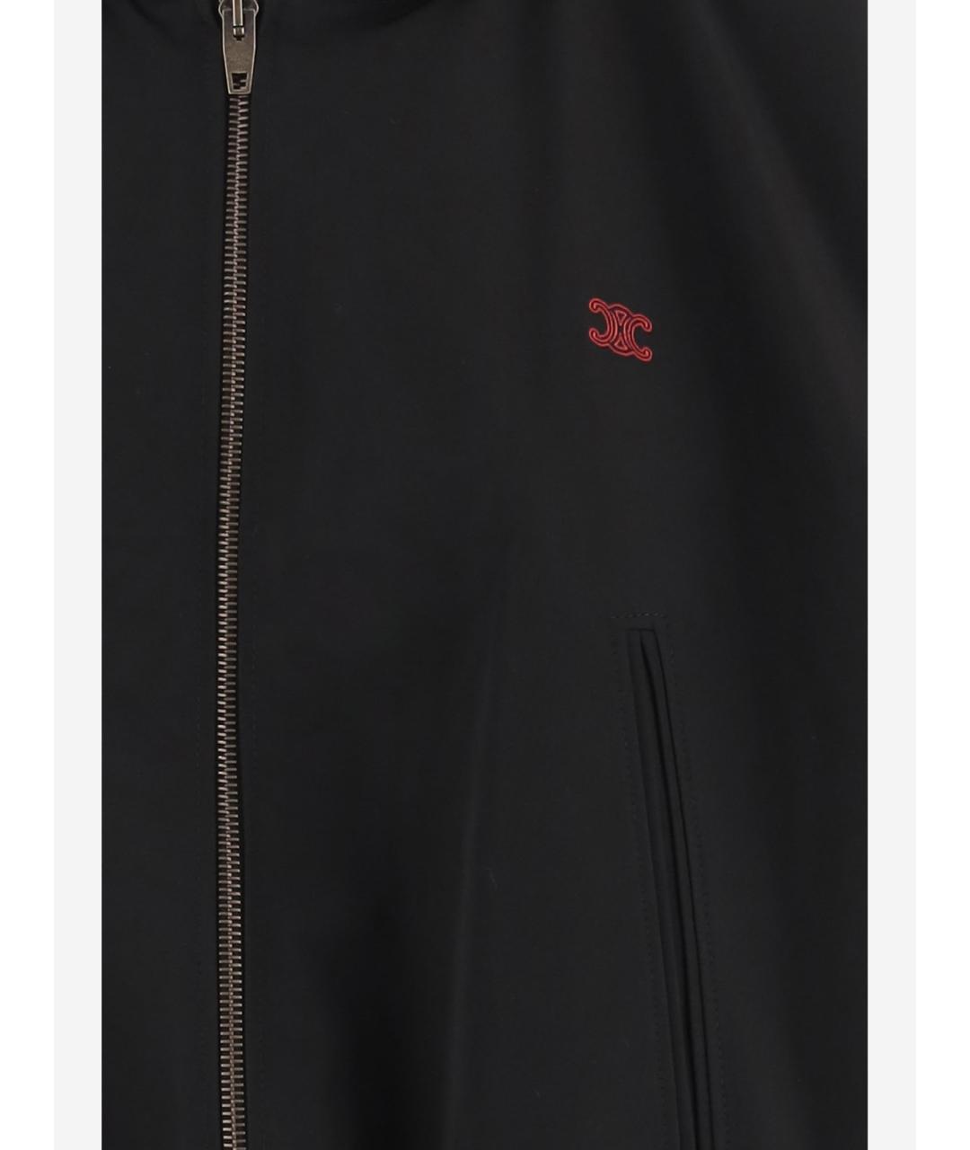 CELINE Черная хлопковая куртка, фото 3