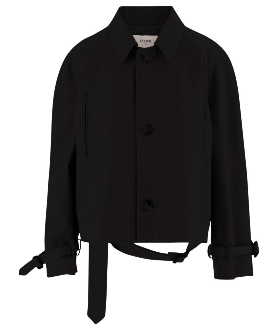 CELINE Черная шерстяная рубашка, фото 1