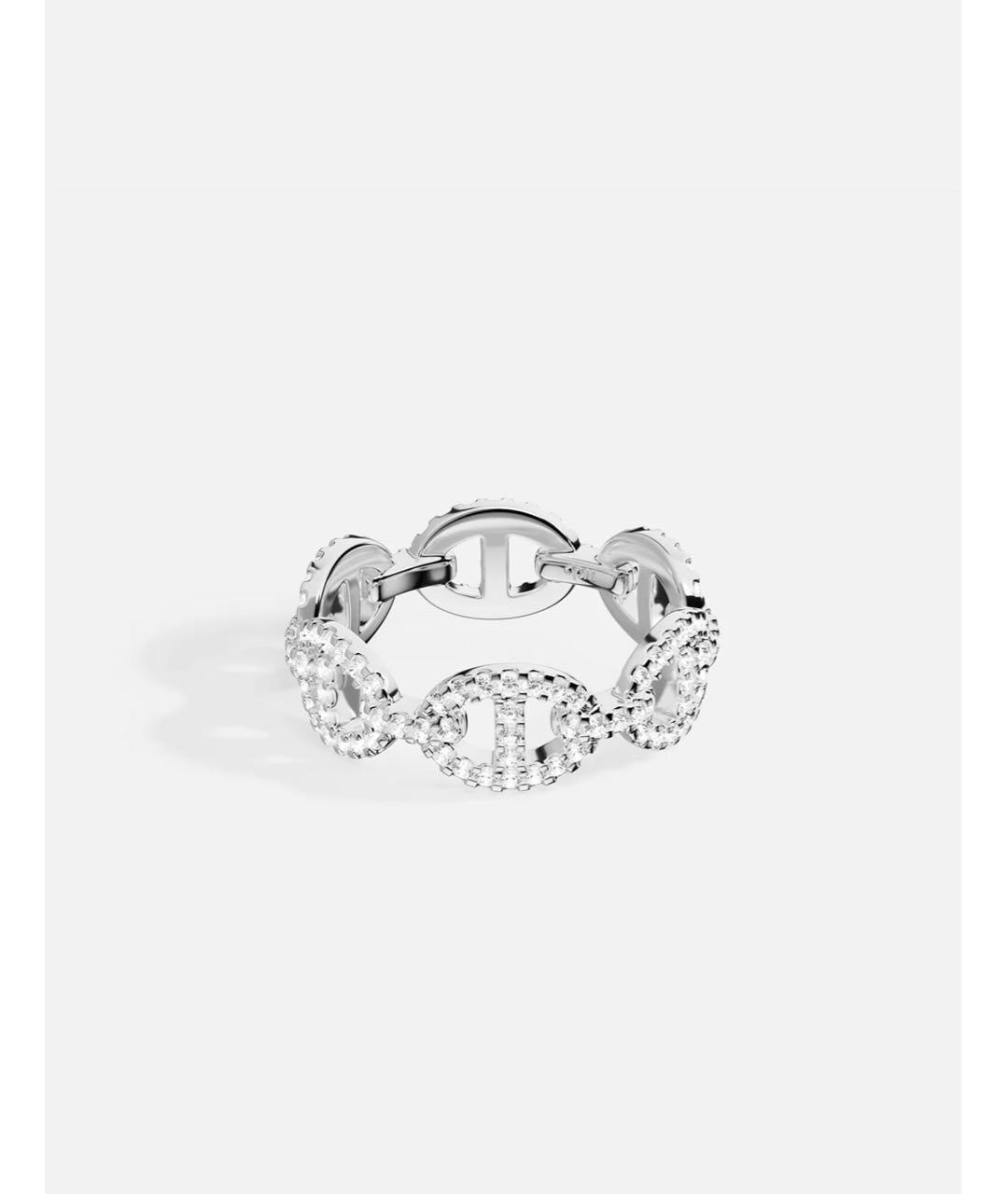 APM Monaco Белое серебряное кольцо, фото 2