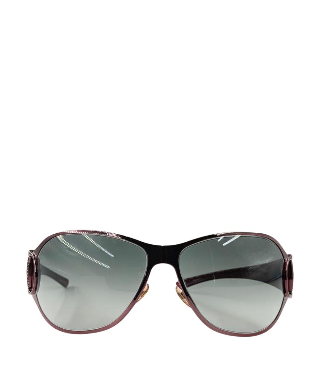 GUCCI Красные пластиковые солнцезащитные очки, фото 1