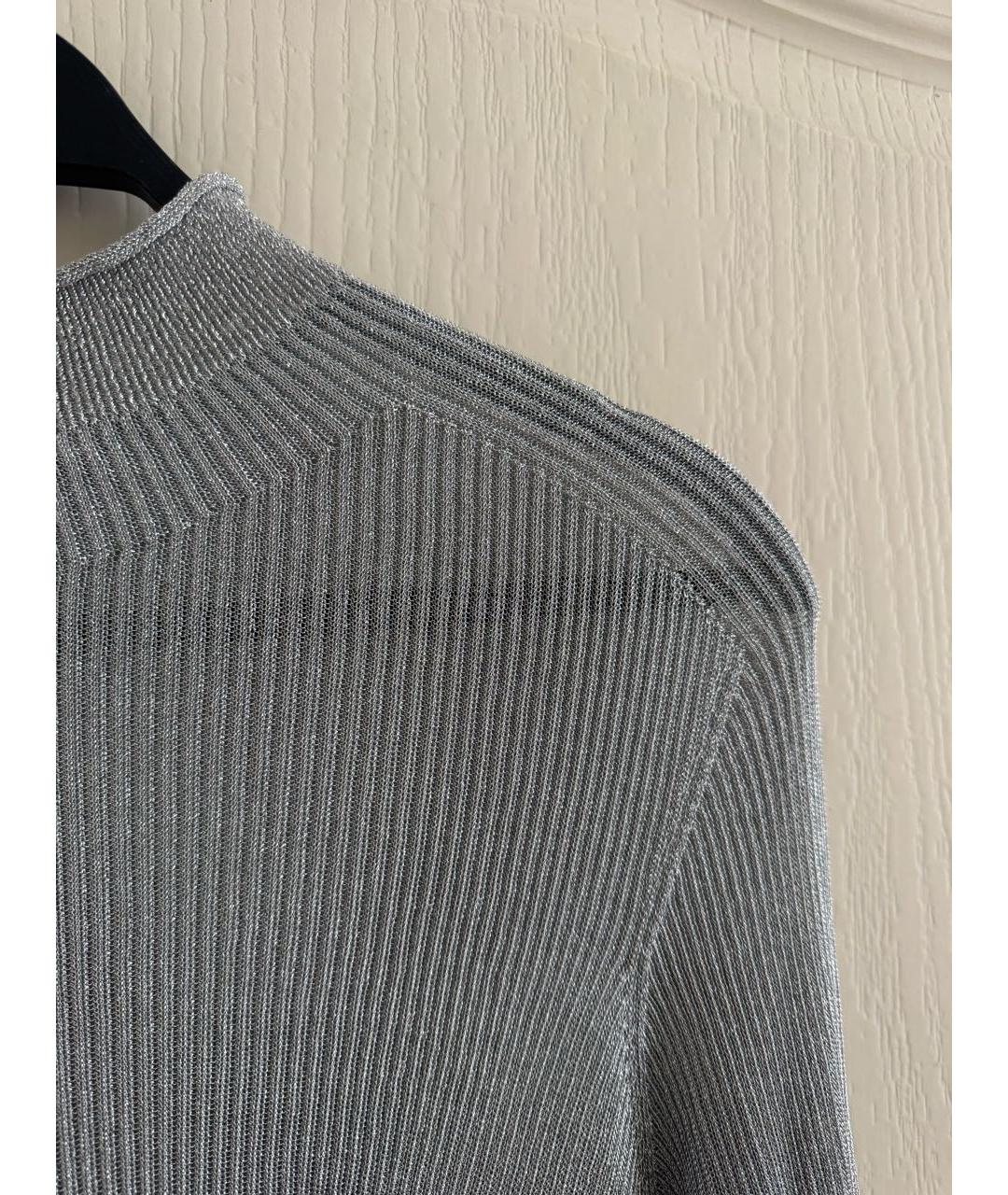 COS Серебряная полиэстеровая водолазка, фото 2