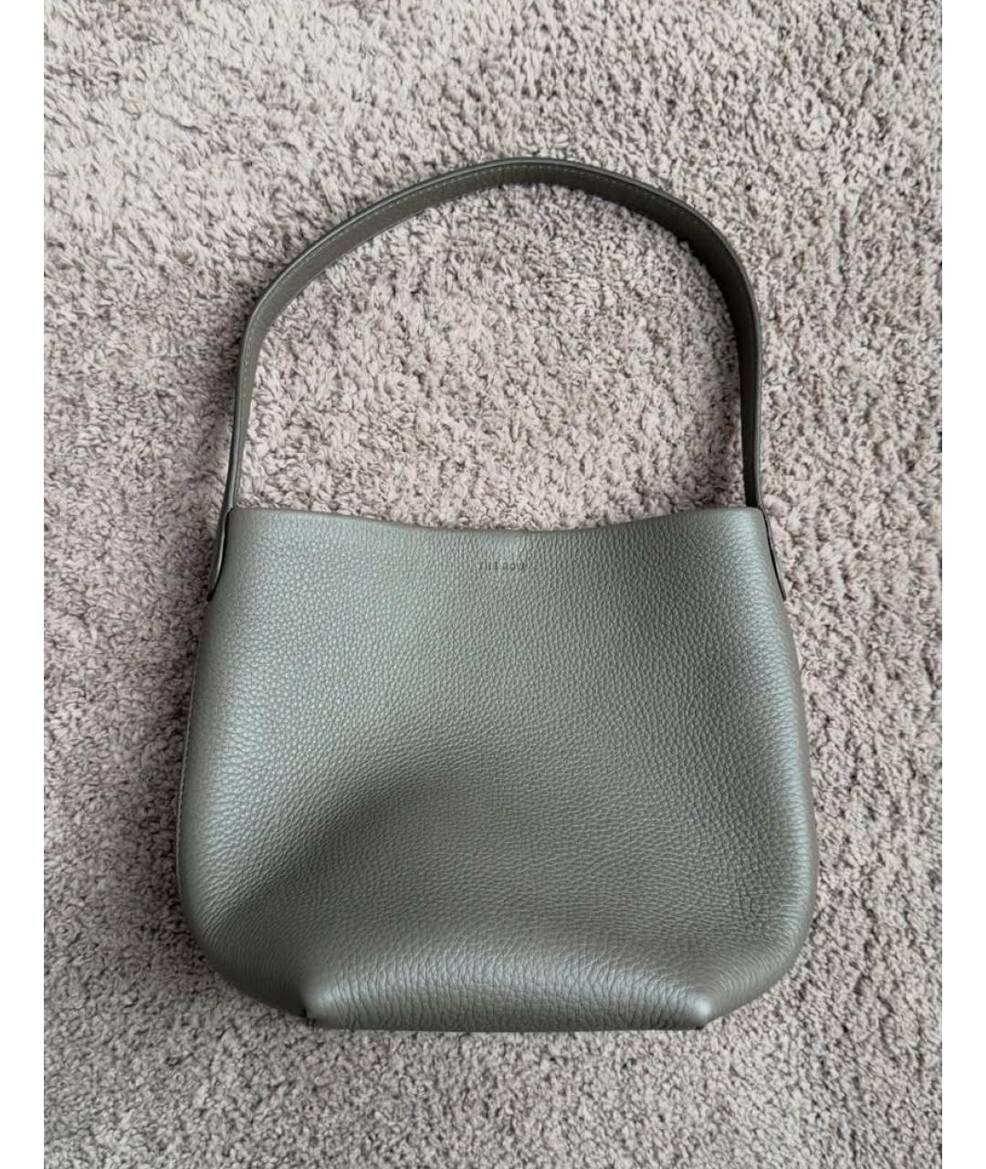 THE ROW Бежевая кожаная сумка тоут, фото 5