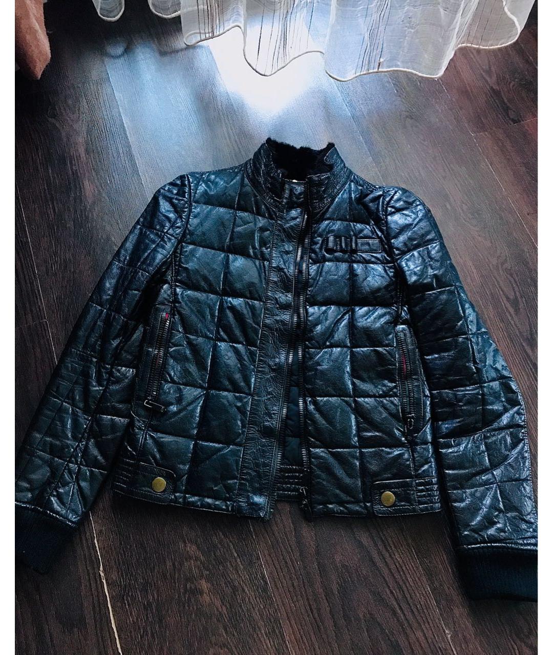 GUCCI Черная кожаная куртка, фото 9