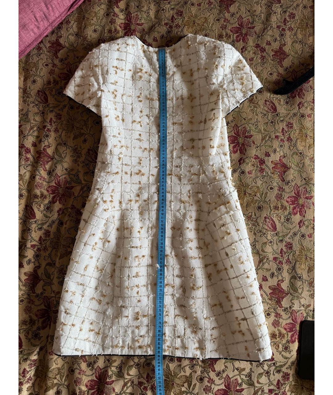 CHANEL Белое полиамидовое коктейльное платье, фото 6