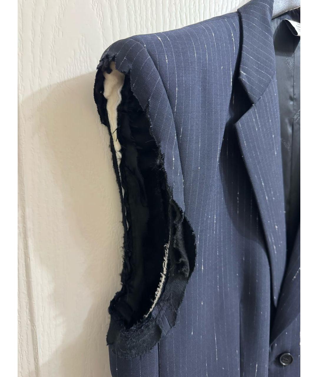 VETEMENTS Темно-синий шерстяной жилет, фото 5